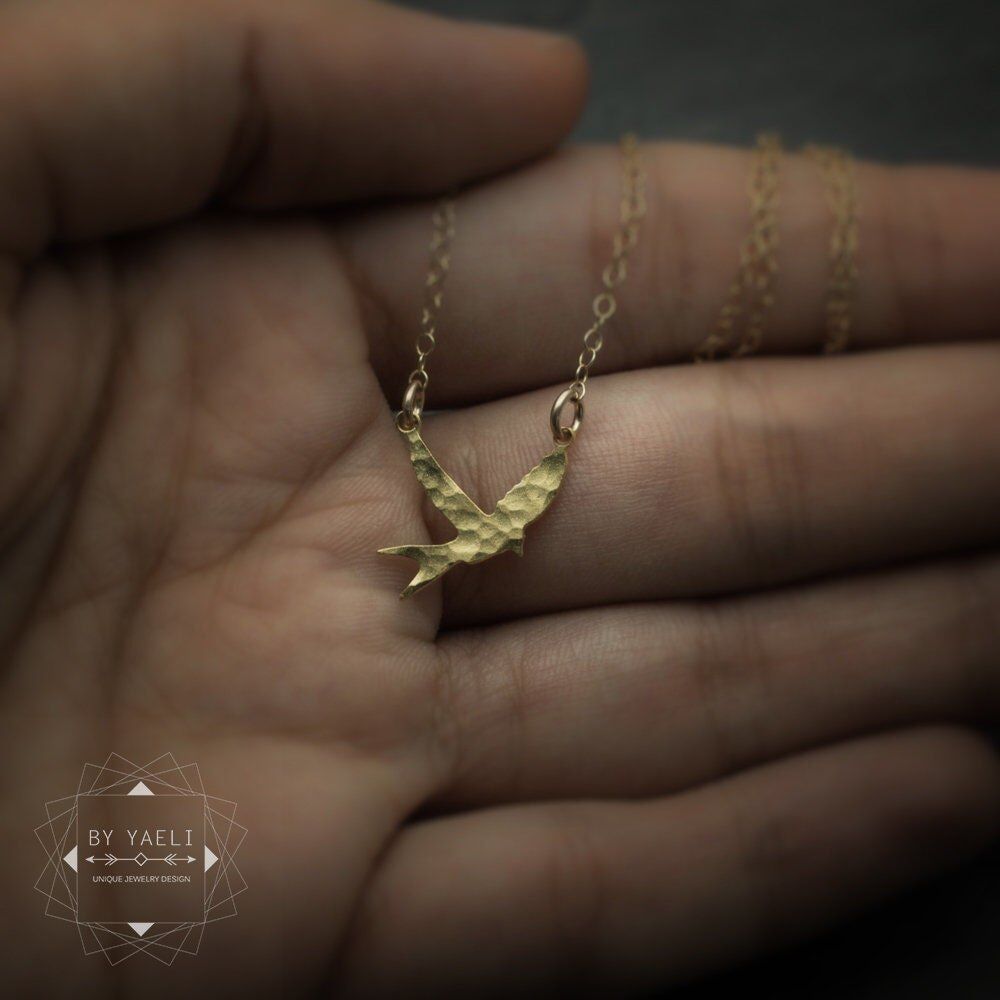 Bird Necklace with Diamonds – Lulu & Shay Fine Jewelry