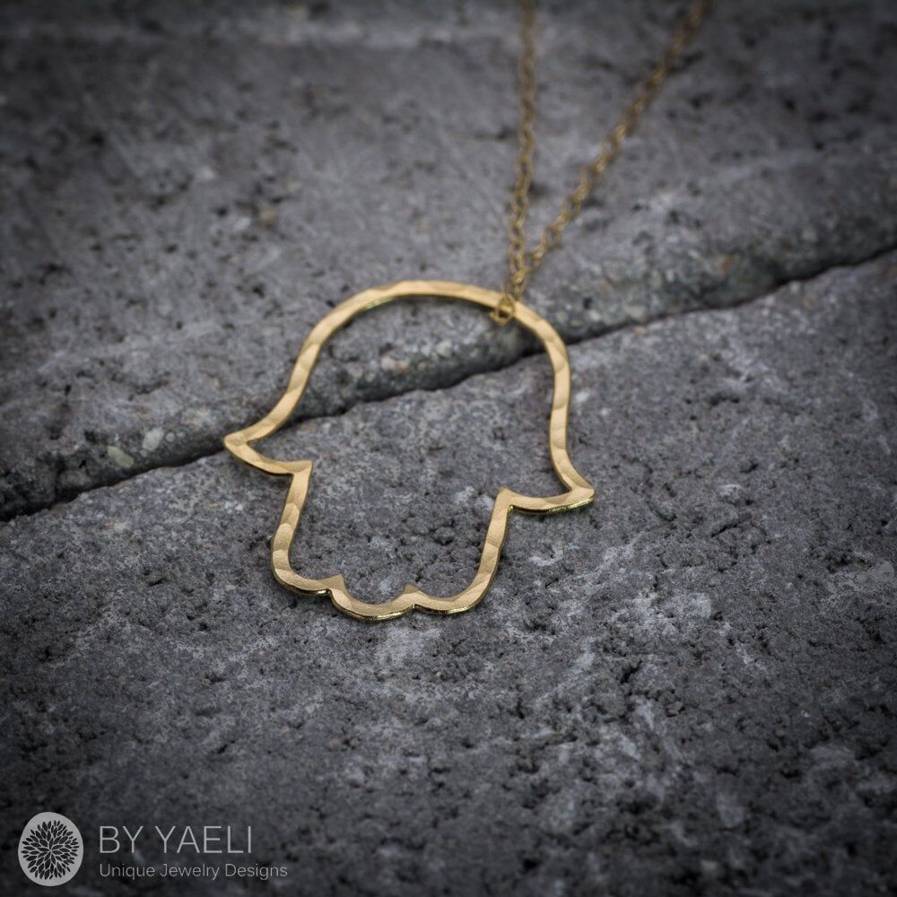Gift Set | Opal Hamsa Necklace + Arrow Huggie Earrings - KAMARIA